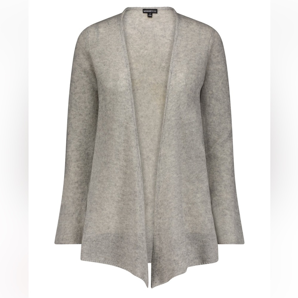 Minnie Rose 100% Cashmere duster cardigan jacket